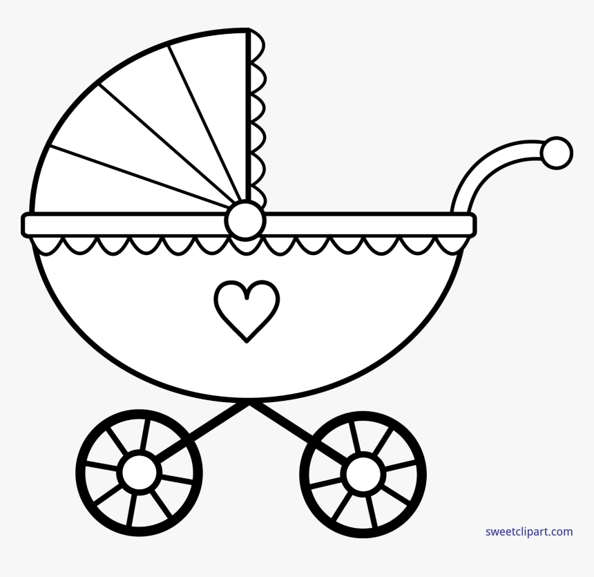 Transparent Baby Carriage Png - Clip Art Baby Carriage, Png Download, Free Download