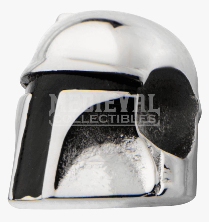 Boba Fett Helmet Slide Charm - Motorcycle Helmet, HD Png Download, Free Download