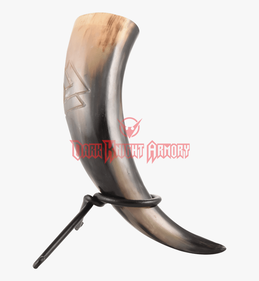 Valhalla Valknut Drinking Horn With Stand - Valknut, HD Png Download, Free Download