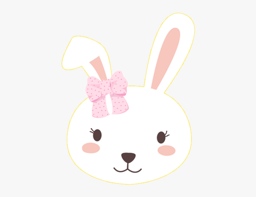 Transparent Easter Bunny Rabbit Whiskers Pink For Easter - Cartoon, HD Png Download, Free Download