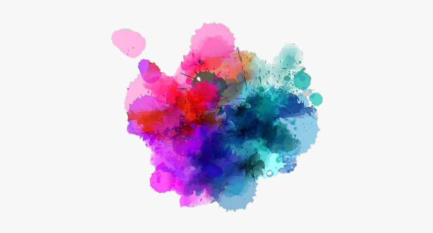Watercolor Art Png Background Image - Color Ink Watermark, Transparent Png, Free Download