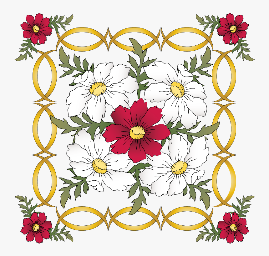 Pretty Flowers Is A Downloadable Machine Embroidery - Marguerite Daisy, HD Png Download, Free Download