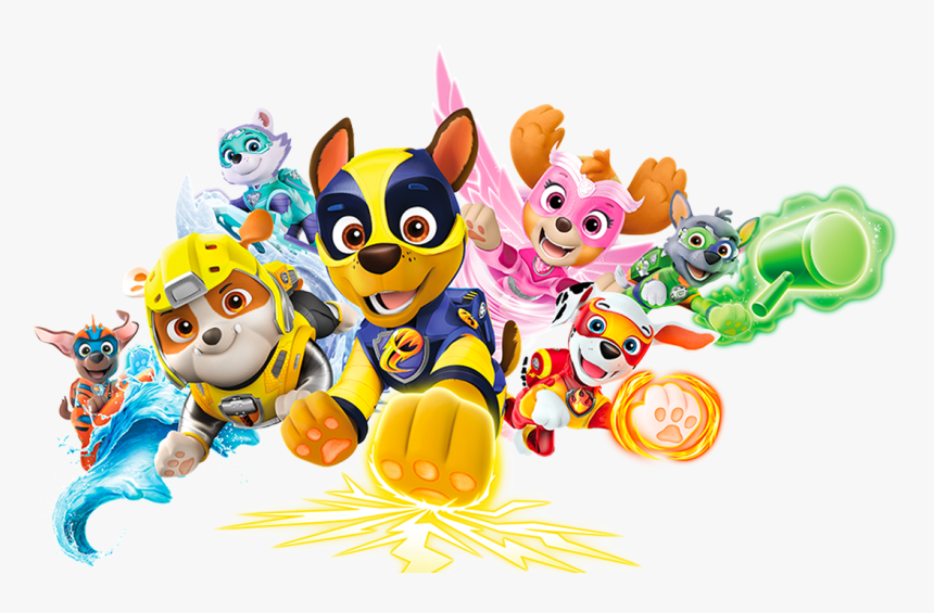 Paw Patrol Mighty Pups Png, Transparent Png, Free Download