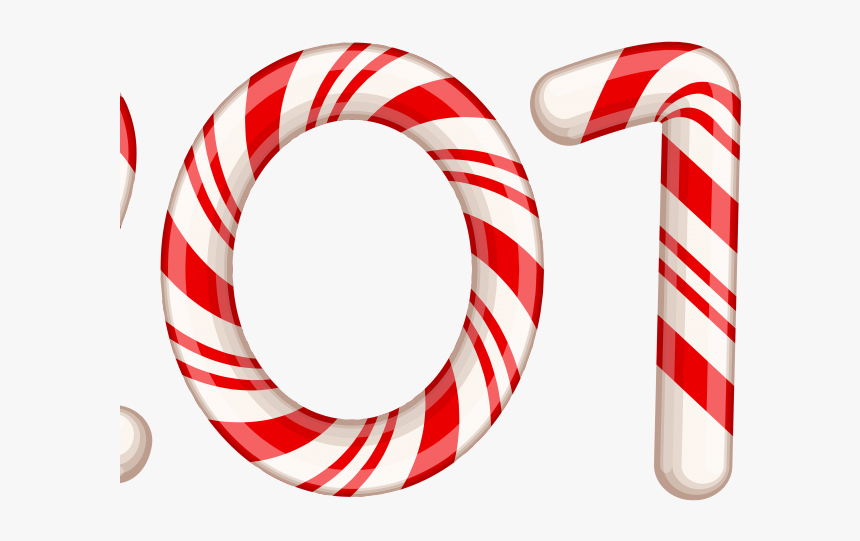 Candy Cane Clipart Banner - 2018 In Candy Canes, HD Png Download, Free Download