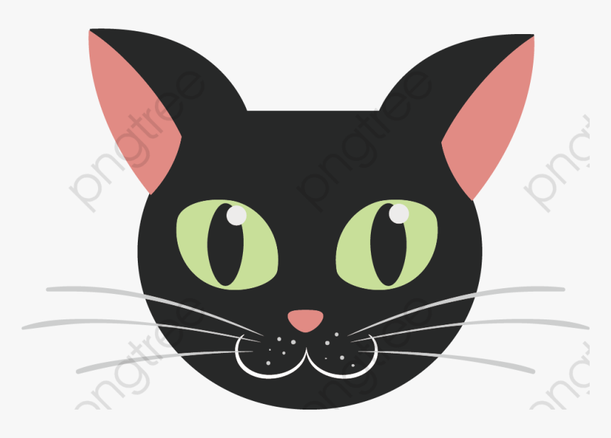 Transparent Angry Old Man Png - Black Cat Face Transparent, Png Download, Free Download