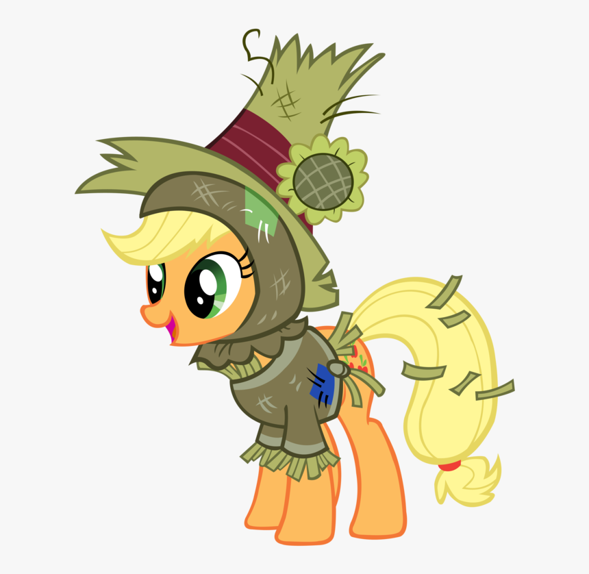 Applejack Did I Skeered Ya By Star - My Little Pony Scarecrow Applejack, HD Png Download, Free Download