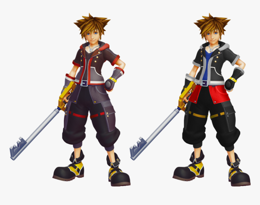 Sora Kingdom Hearts 3 Png - Kingdom Hearts 3 Second Form, Transparent Png -...