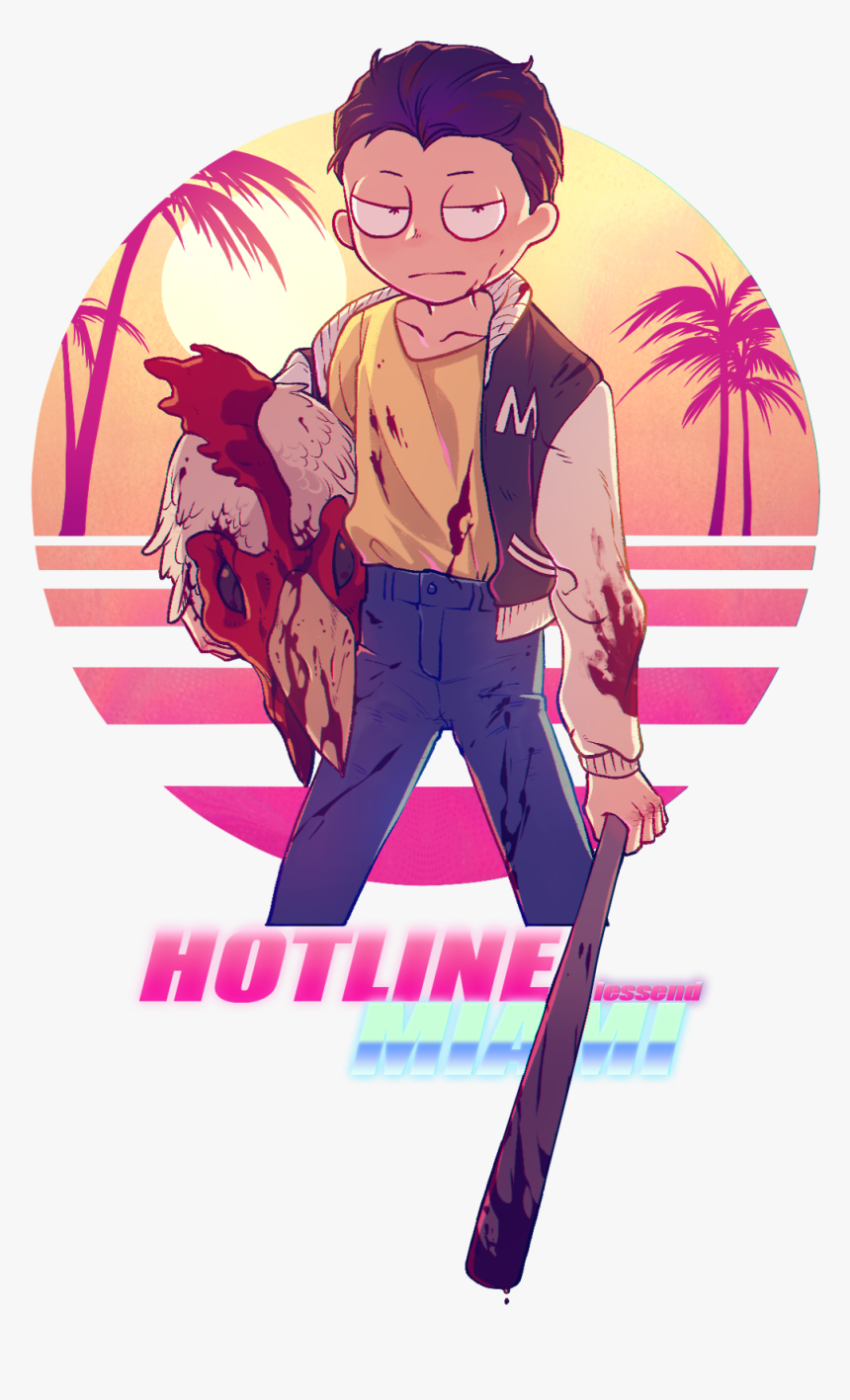 Hotline Miami Au - Cartoon, HD Png Download, Free Download