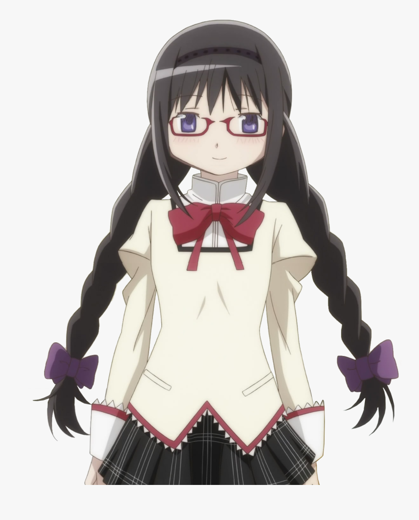 Homura Akemi Glasses - Homura Glasses Madoka Magica, HD Png Download, Free Download