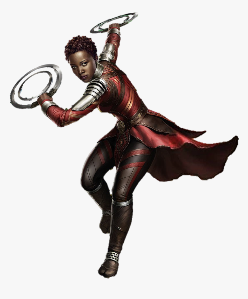 Black Panther Characters Png - Nakia Black Panther Cartoon, Transparent Png, Free Download