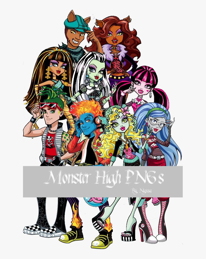 Monster High Png By Nyssa-89 - De Monster High Png, Transparent Png, Free Download