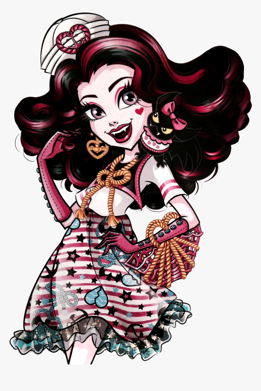 Shriek Wrecked Profile Art Monster High - Monster High Draculaura Png, Transparent Png, Free Download