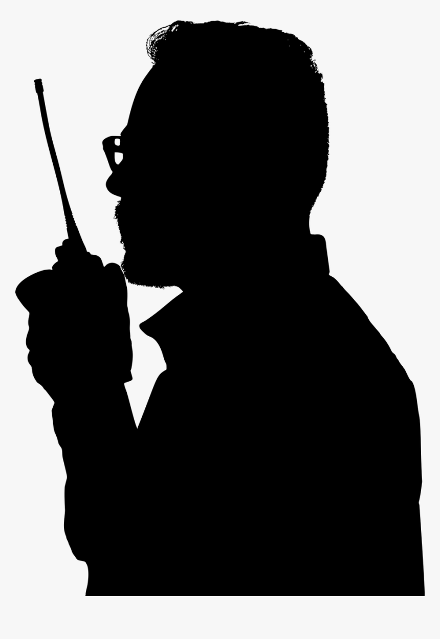 Walkie Talkie Silhouette, HD Png Download, Free Download