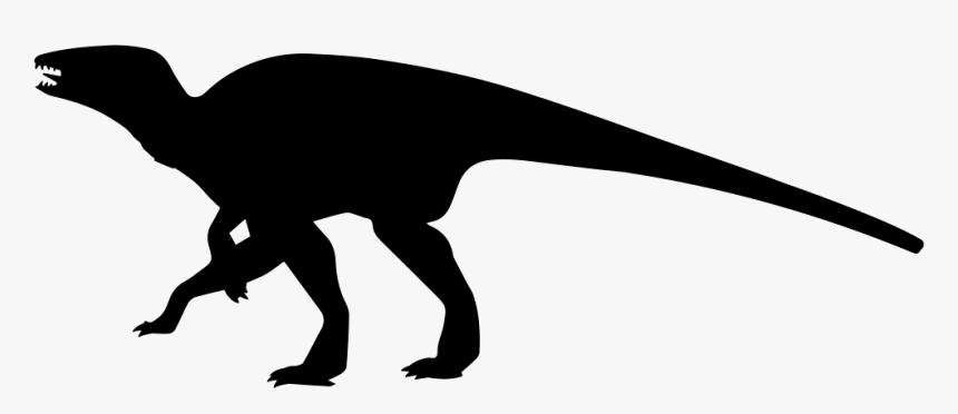 Dinosaur Edmontosaurus Shape Comments - Edmontosaurus Silhouette, HD Png Download, Free Download