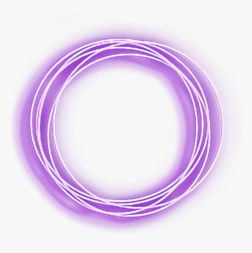 #neon #purple #circle #neoncircle #purplecircle #glowing - Neon Png For Picsart, Transparent Png, Free Download
