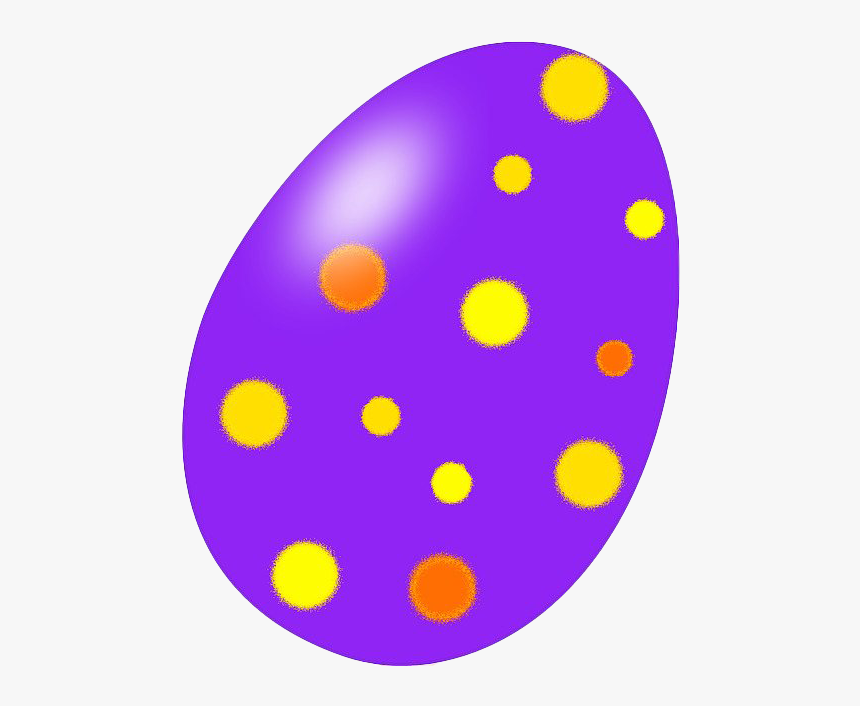 Purple Easter Egg Transparent Background - Transparent Background Easter Eggs Transparent, HD Png Download, Free Download