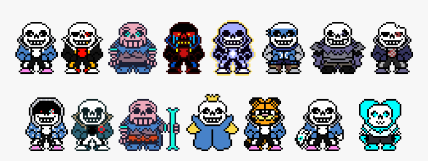 Sans Au Overworld Sprites - Dusttale Au Sprites, HD Png Download, Free Download