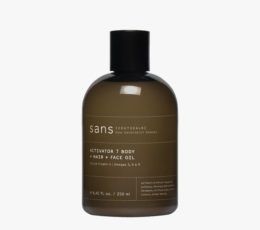 Sans Ceuticals Activator 7 Body Hair Face Oil, HD Png Download, Free Download