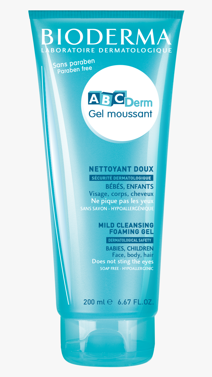 Bioderma Abcderm Cleansing Foam 200 Ml - صابون بيوديرما للاطفال, HD Png Download, Free Download
