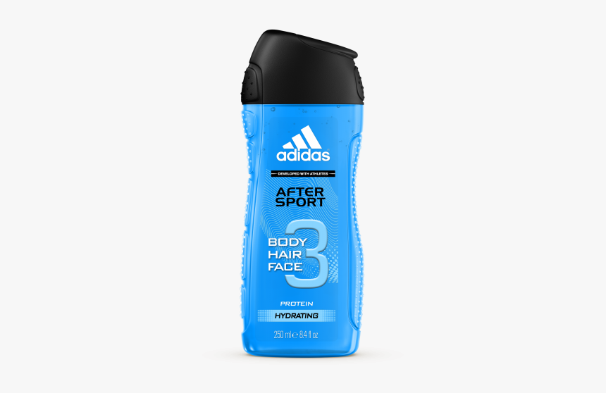 Adidas After Sport 3 In 1 Body, Hair & Face Shower - Mens Shower Gel Adidas, HD Png Download, Free Download