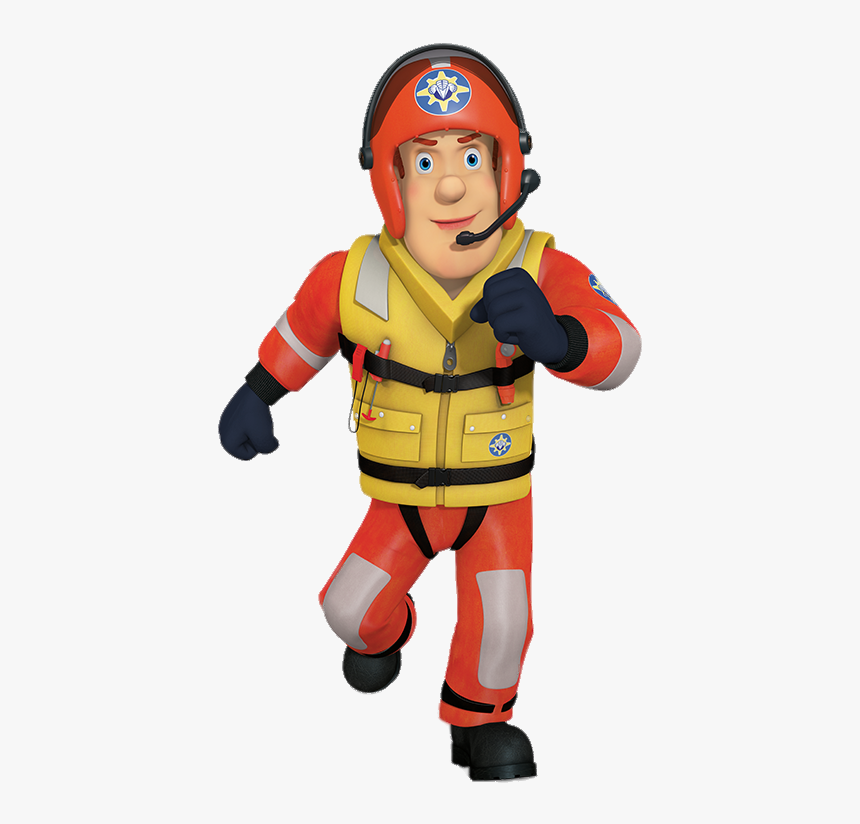 Fireman Sam In Lifeguard Uniform - Fireman Sam Toy Png, Transparent Png, Free Download