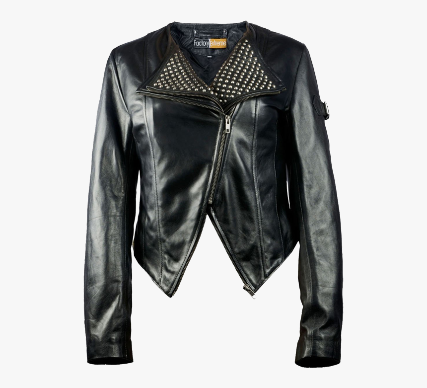Female Leather Jacket Png, Transparent Png, Free Download