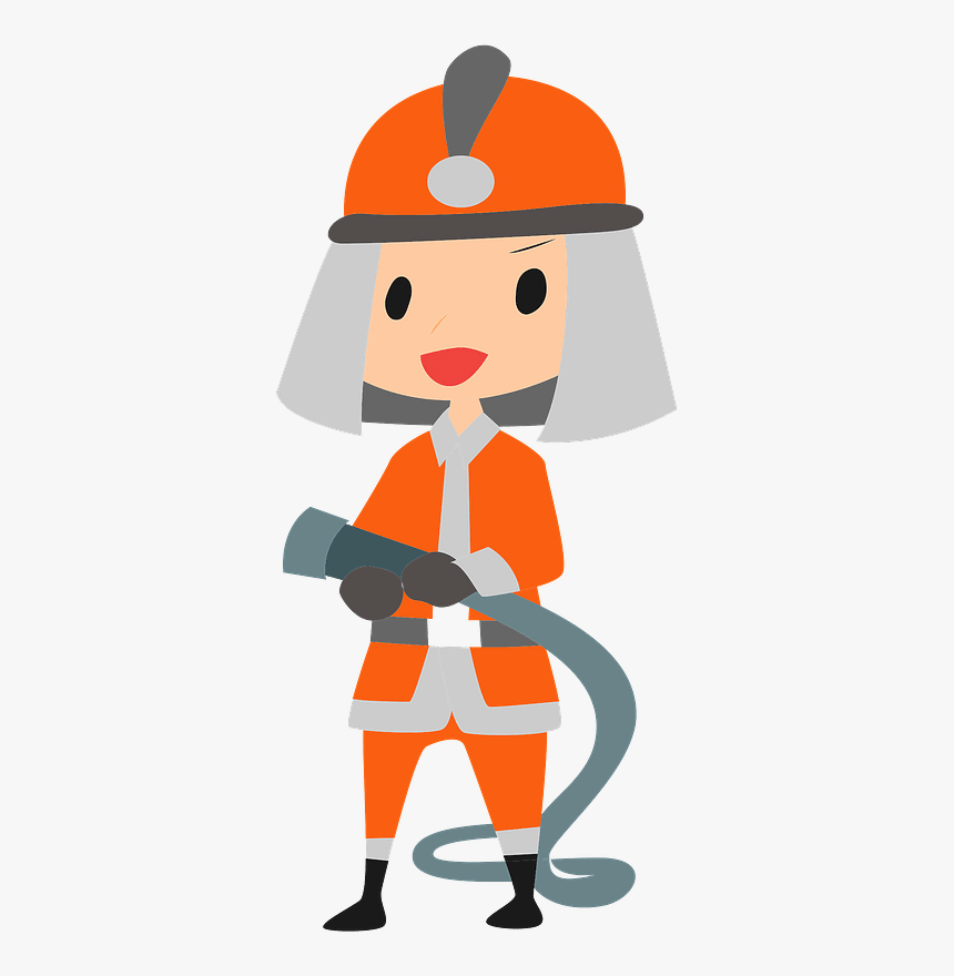 Firefighter Clipart, HD Png Download, Free Download