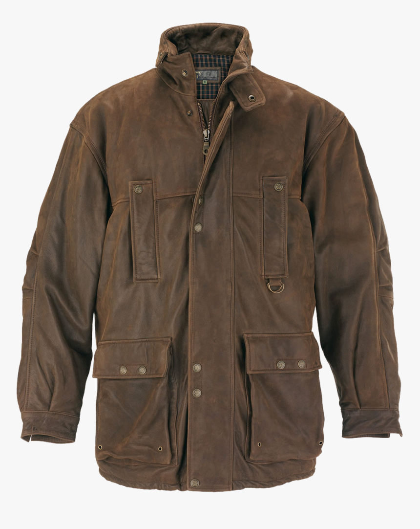 Brown Leather Jacket Png Download Image - Leather Jacket, Transparent Png, Free Download