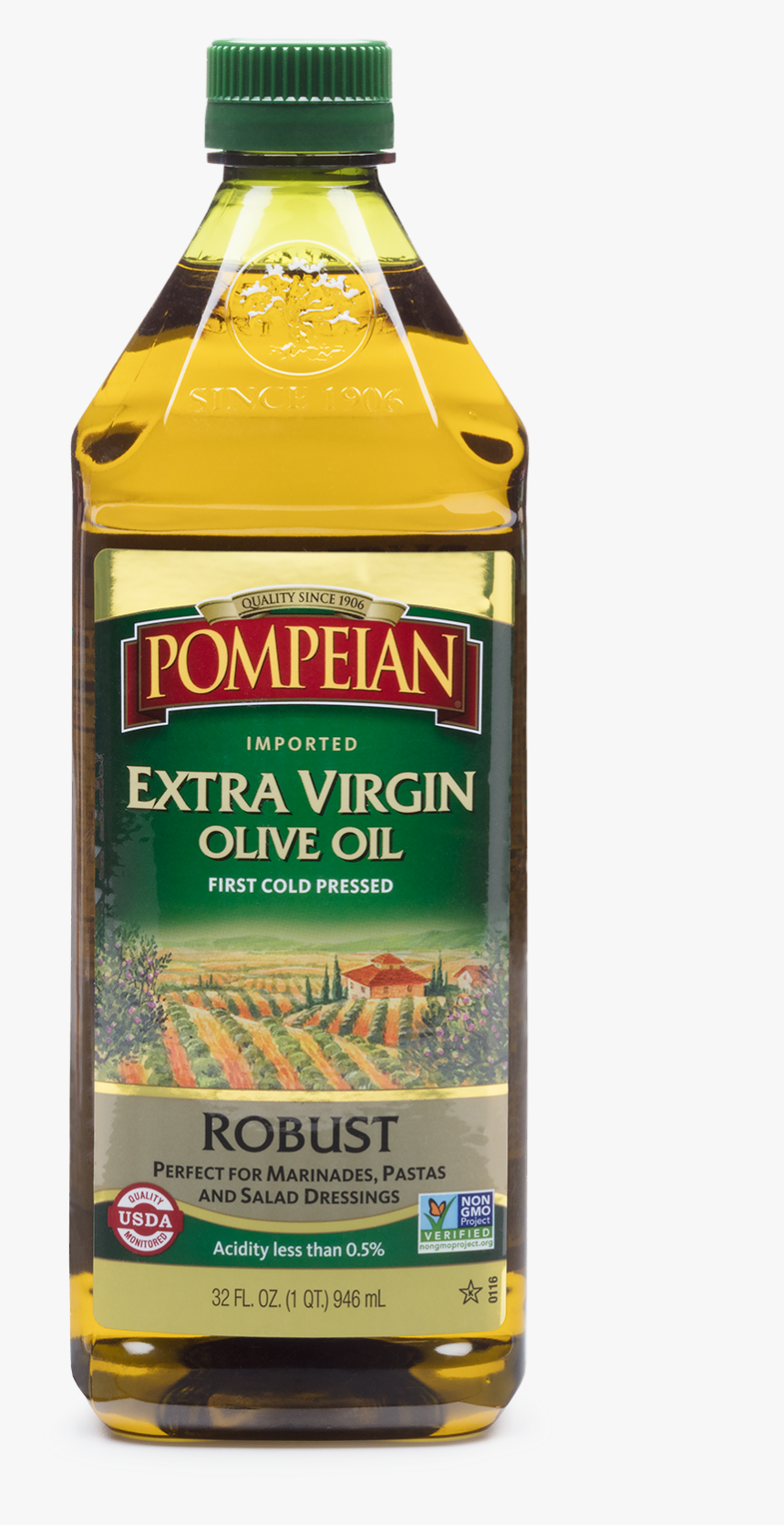 Pom Olive Oil - Pompeian Extra Virgin Olive Oil Robust, HD Png Download, Free Download