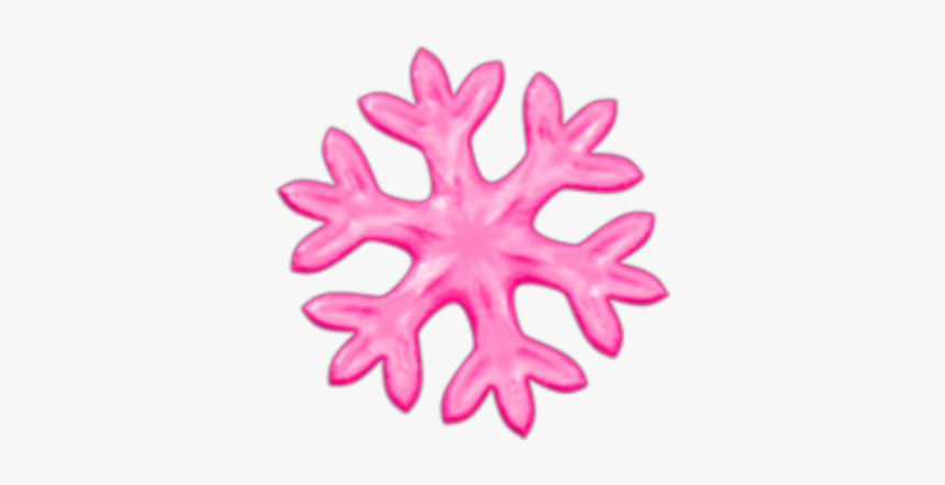 #snowflakes #pink #snowflake #emoji #pinkemojis #pinkemoji - Iphone Snowflake Emoji Png, Transparent Png, Free Download