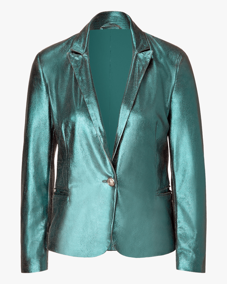 Emilio Pucci Tonal Sage Snakeskin-stingray Clutch - Leather Jacket, HD Png Download, Free Download