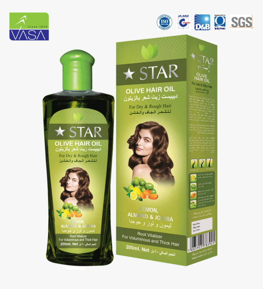 Olive Hair Oil Essentials Infused Almond And Jojoba - Hair, HD Png Download, Free Download