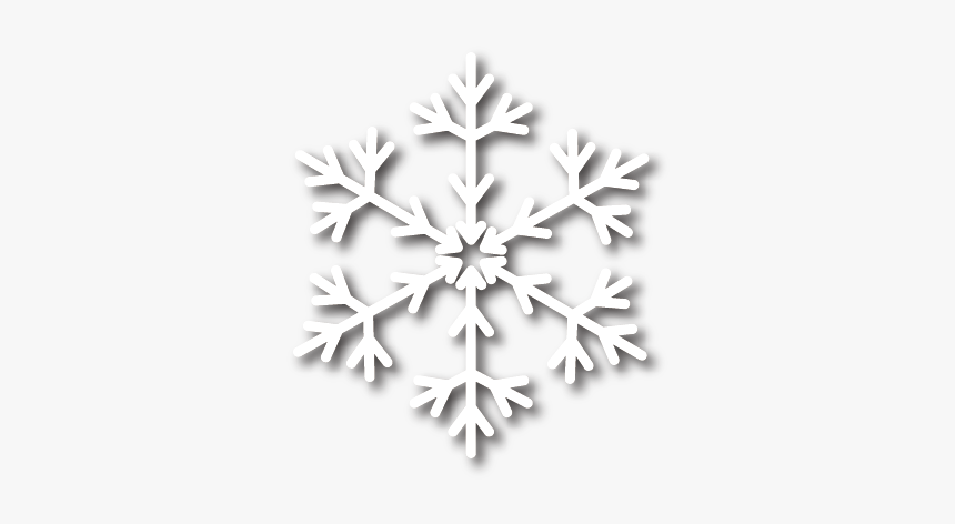 #snowflake #snowflakes #winter #snow #overlays #ice - White Snowflake Png, Transparent Png, Free Download