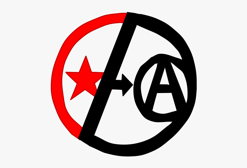 Post Left Anarchism Flag, HD Png Download, Free Download