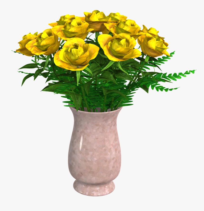 Flower Vase Transparent Background, HD Png Download, Free Download