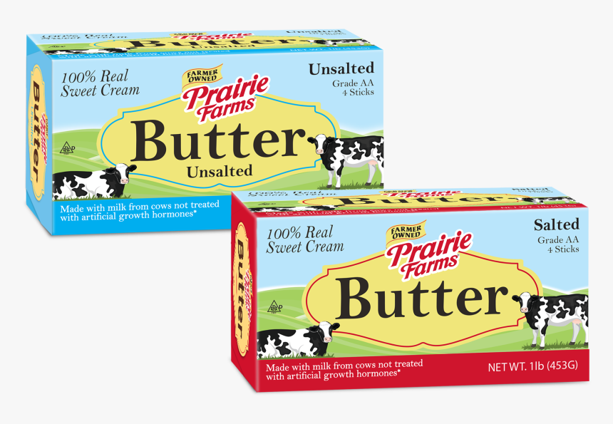 Butter - Prairie Farms Salted Butter, HD Png Download, Free Download