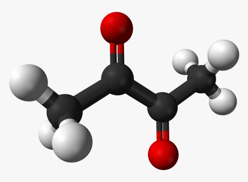 Diacetyl Molecule, HD Png Download, Free Download