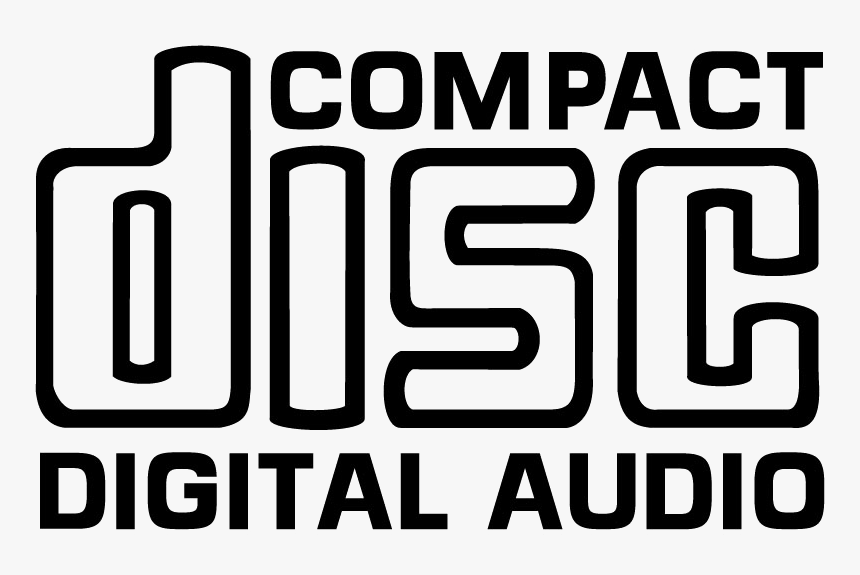 Cd Logo Black - Compact Disc Digital Audio, HD Png Download, Free Download