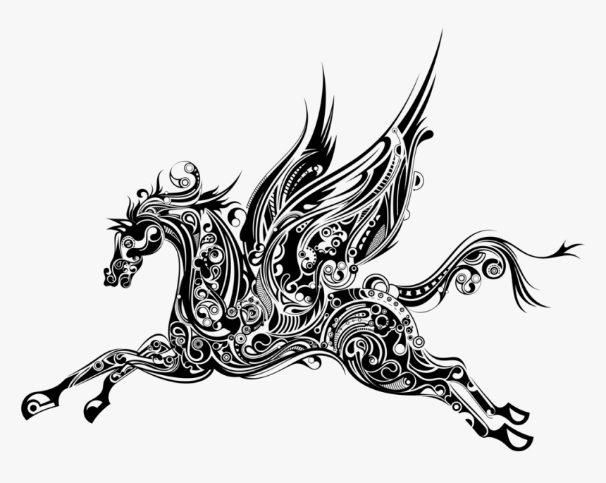 All Photo Png Clipart - Zentangle Pegasus, Transparent Png, Free Download