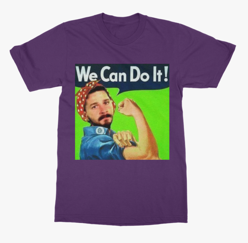We Can Do It Meme ﻿classic Adult T-shirt"
 Class= - U Can Do It Poster, HD Png Download, Free Download