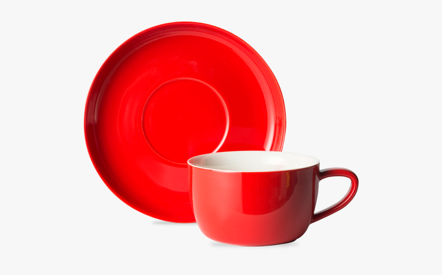 Red Cup Png - Saucer, Transparent Png, Free Download