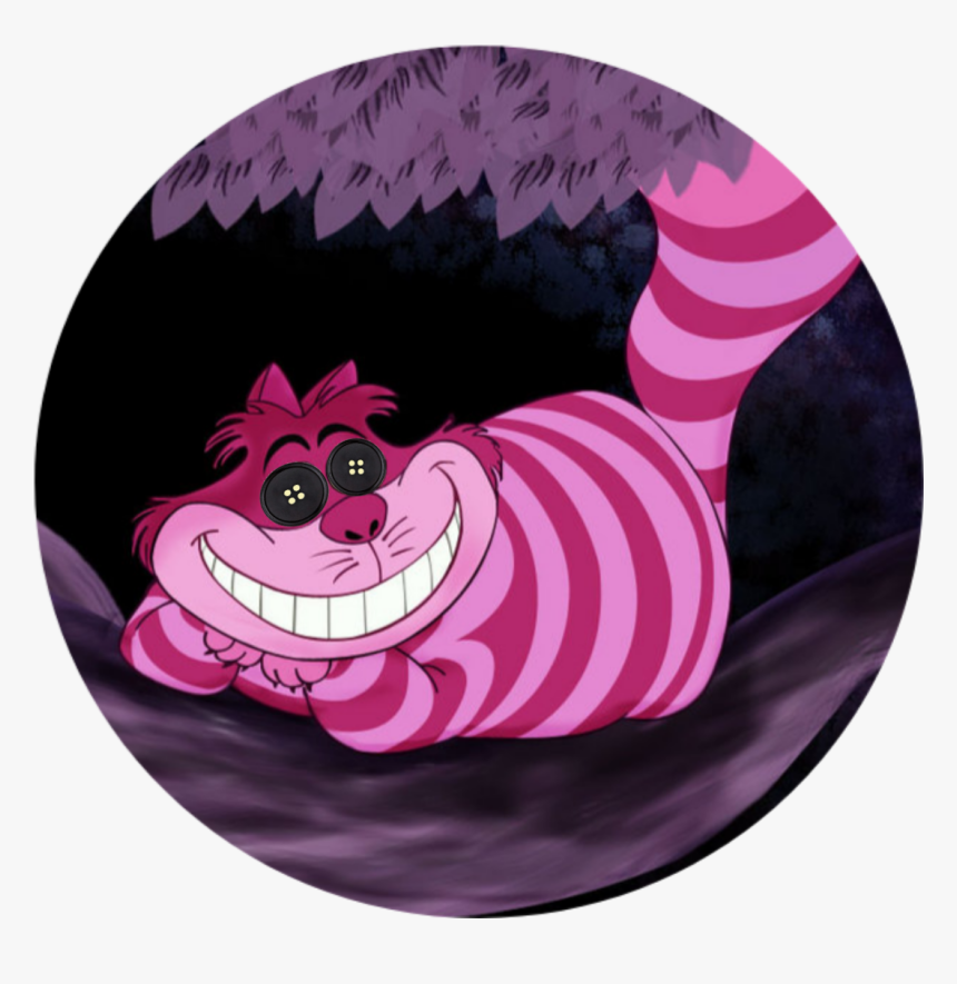 #buttoneyes #cheshirecat #cat #disney #aliceinwonderland - Alice In Wonderland Cartoon Were All Mad Here, HD Png Download, Free Download