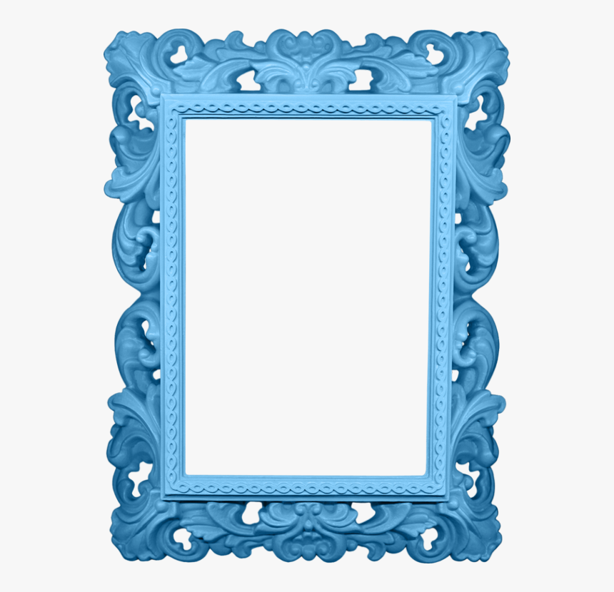 Cadre Bleu Png - Teal Antique Picture Frames, Transparent Png, Free Download