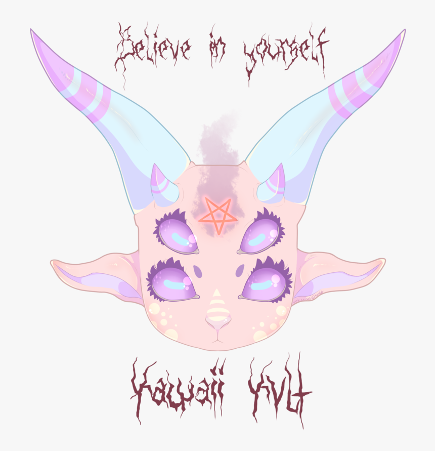 Clipart Hospital Bored - Pastel Baphomet Kawaii, HD Png Download, Free Download