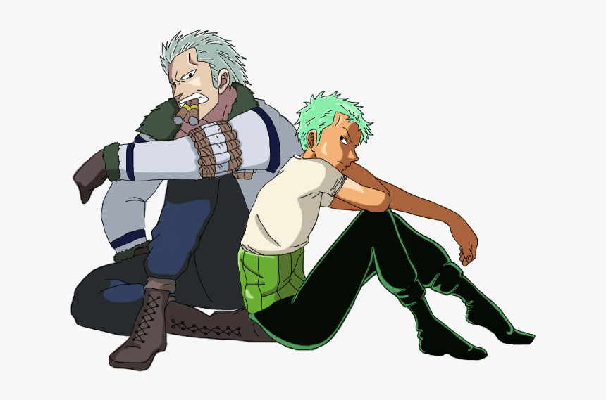 Smoker And Zoro Without Background By Darkangelxvegeta - One Piece Zoro Smoker, HD Png Download, Free Download
