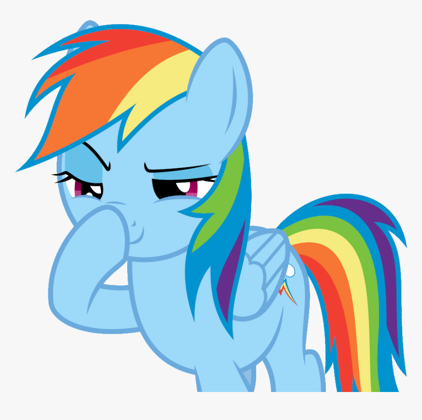 Animated Artist Memely Boop Rainbow Dash - Rainbow Dash Sleeping, HD Png Download, Free Download