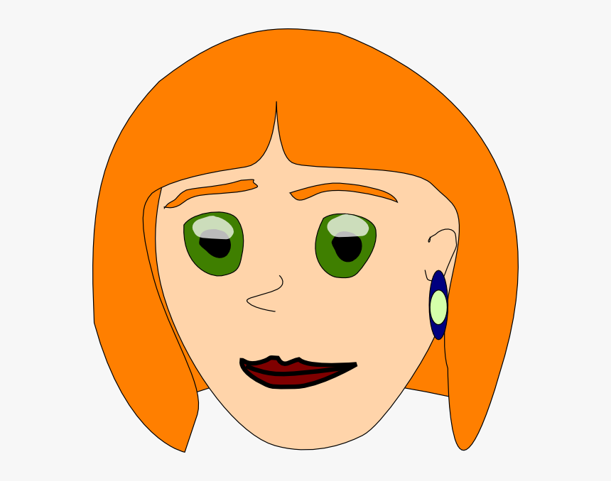 Hair Clipart Orange, HD Png Download, Free Download