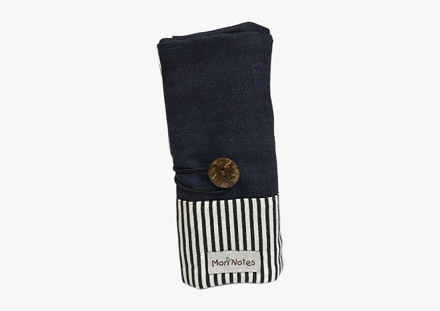 Black Stripes W/ Denim Roll-up Wrap Organizer - Wool, HD Png Download, Free Download