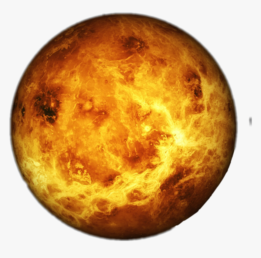 #freetoedit #yellow #moon - Venus Planet, HD Png Download, Free Download