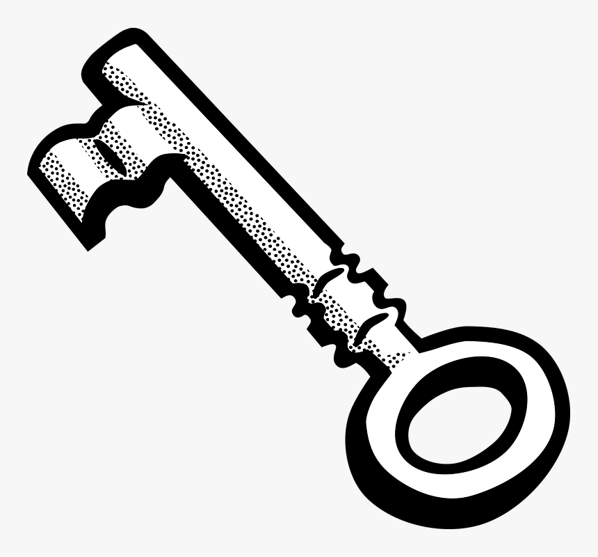 Line Art Of Key, HD Png Download, Free Download